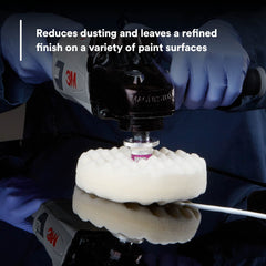 3M Perfect-It EX AC 36061 reduces sling, speeding up cleanup after buffing.