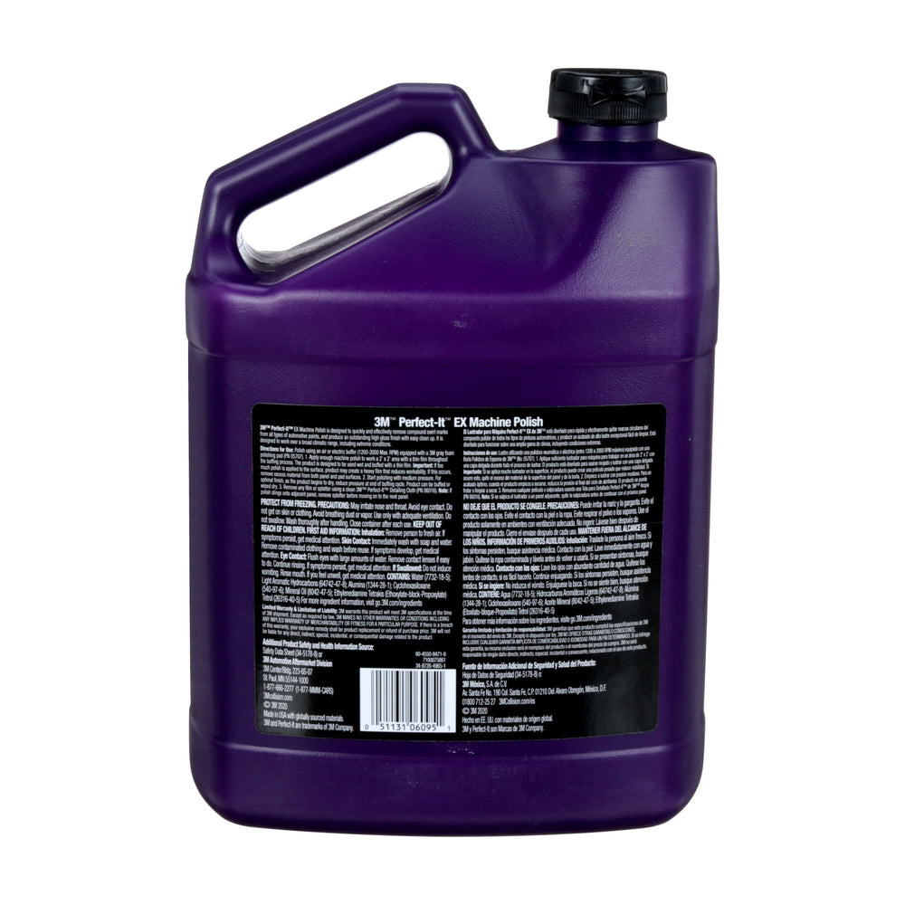 3M Perfect-It EX polish pad adhesion demonstrates reduced sling during application.