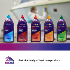 3M Perfect-It Gelcoat Heavy Cutting Compound packaging clearly lists usage and safety.
