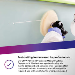 Packaging label for 3M Perfect-It Gelcoat 36107 product