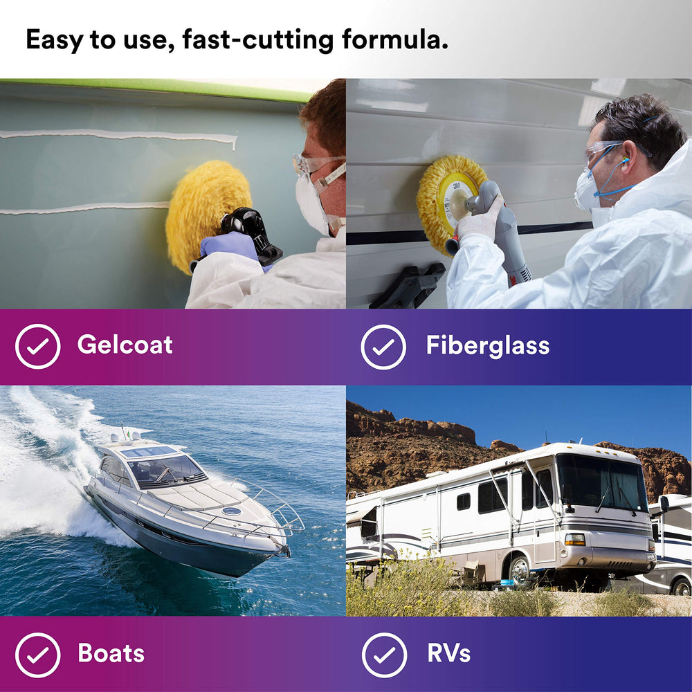 3M Perfect-It gelcoat finishing for a high-gloss professional look.