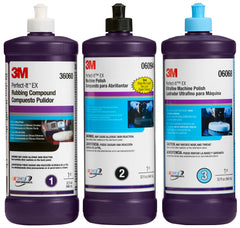 3M Perfect-It low-lint wool compounding pad for efficient swirl removal.