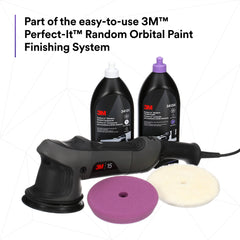 3M Perfect-It compound used with random orbital polisher