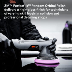 3M Perfect-It orbital polish application on painted panel with even reflections