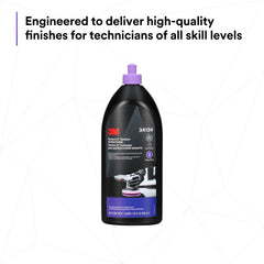 3M Perfect-It orbital polish buffing action on a panel
