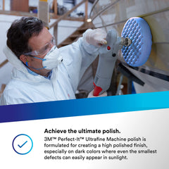 3M Perfect-It Ultrafine wet film during polishing extends working time.