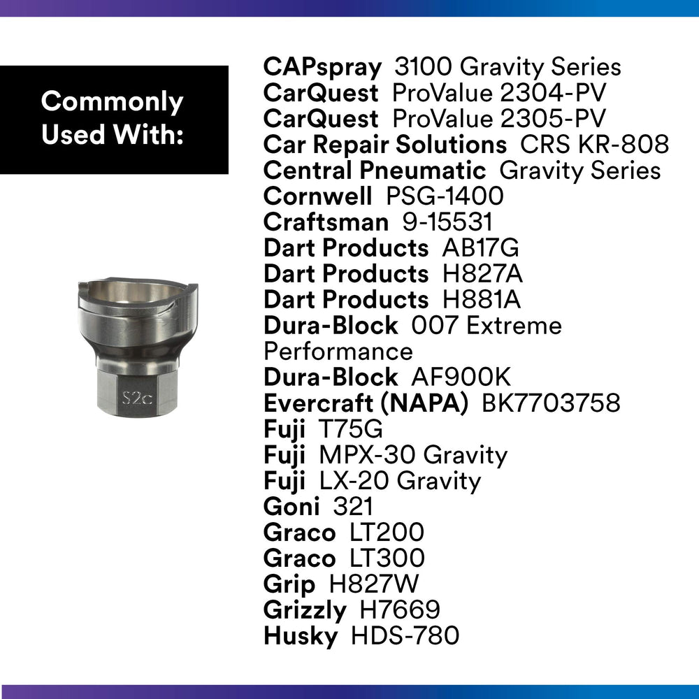 3M PPS 2.0 stainless steel construction offers durability and solvent resistance.
