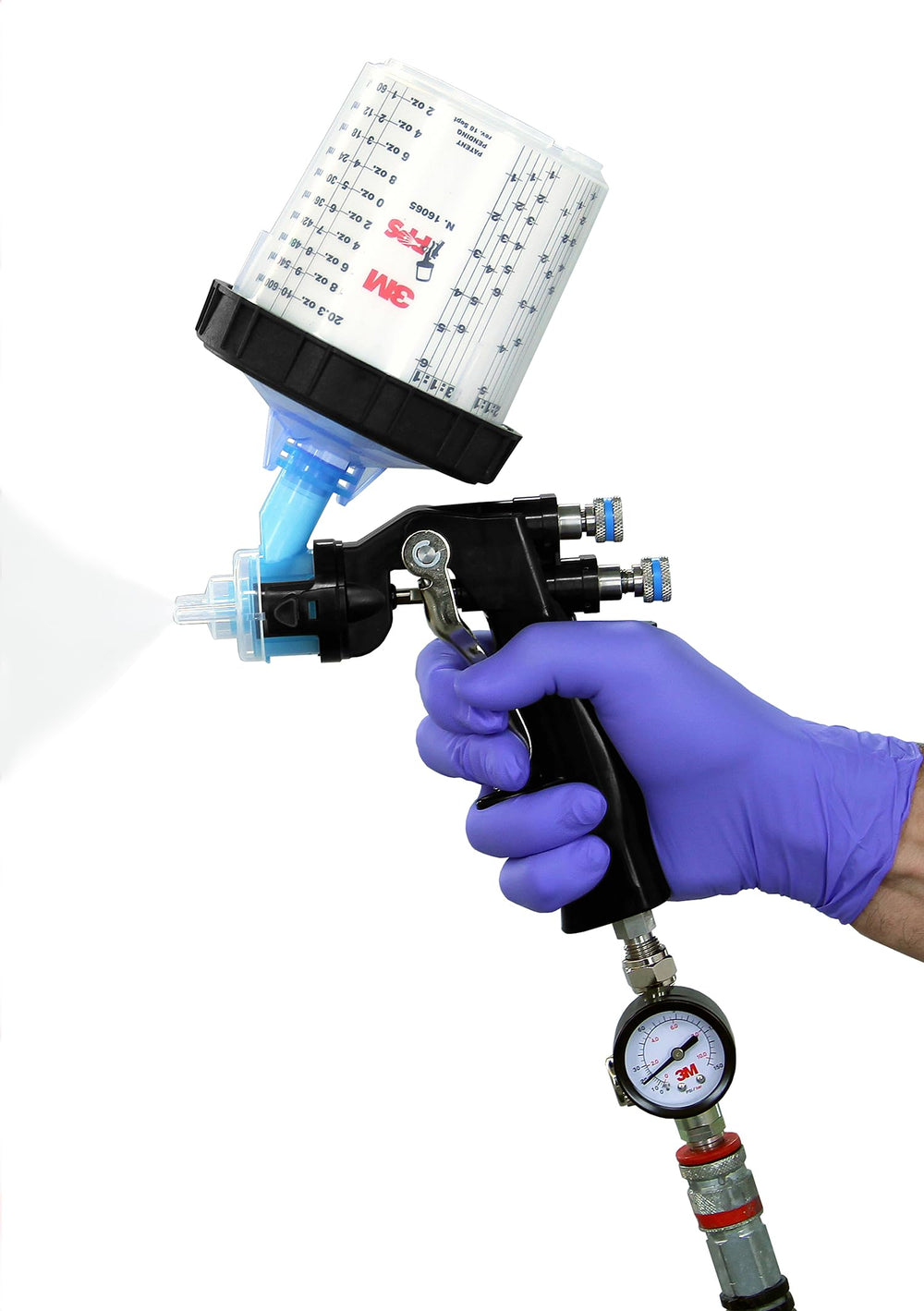 3M PPS adapter compatibility enables use with many spray guns.