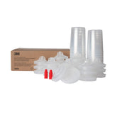 3M PPS large lids and liners kit setup for quick paint prep and reduced waste.