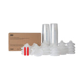 3M PPS lids and liners kit with 50 lids and 50 liners for clean pours