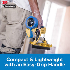 3M ScotchBlue tape with Hand-Masker for precise, efficient masking workflow.
