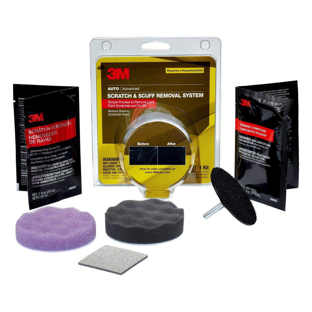 3M Scratch Removal System step-1 sanding smooths minor scratches before polishing