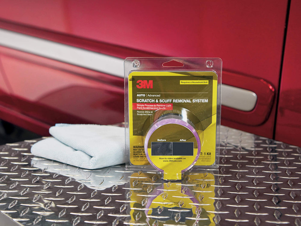 3M Scratch Removal System step-2 compounding boosts clarity on dull spots
