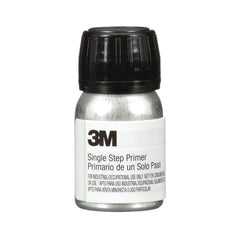 3M Single Step Primer black bottle close-up highlighting urethane adhesion benefits
