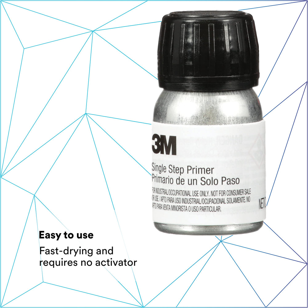 3M Single Step Primer bottle cap detail for precise dispensing