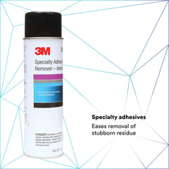 3M adhesive remover 38987 bottle applied to stubborn residue on substrates