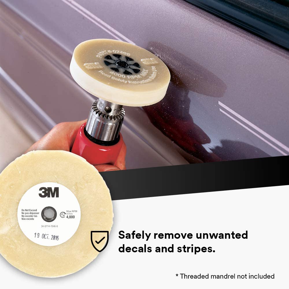 3M Stripe Off Wheel tackles vinyl removal on vehicles