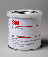 3M Tape Primer 94 drying clear finish before tape application on various surfaces