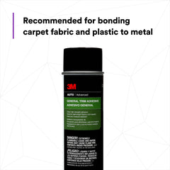Bonding on metal and plastic with 3M 08088 supports interior trim.