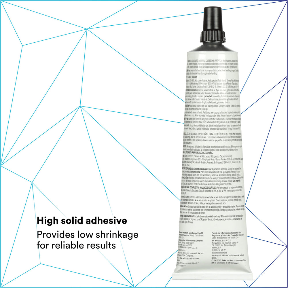 Flexible sealant maintaining elasticity on seam joints.