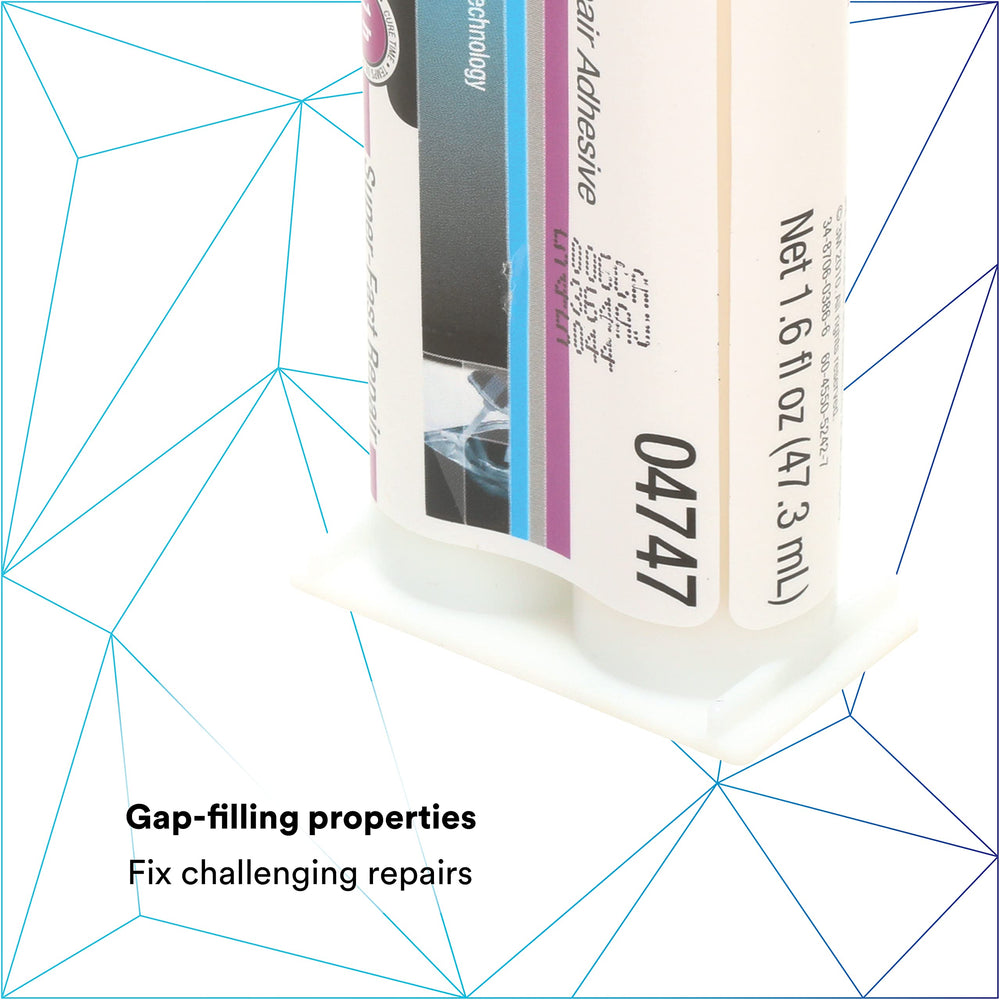 3M Windo-Weld works with manual or powered caulking guns for flexible use.