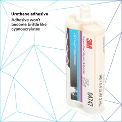 Universal bonder label suggesting Windo-Weld bonds multiple plastics.