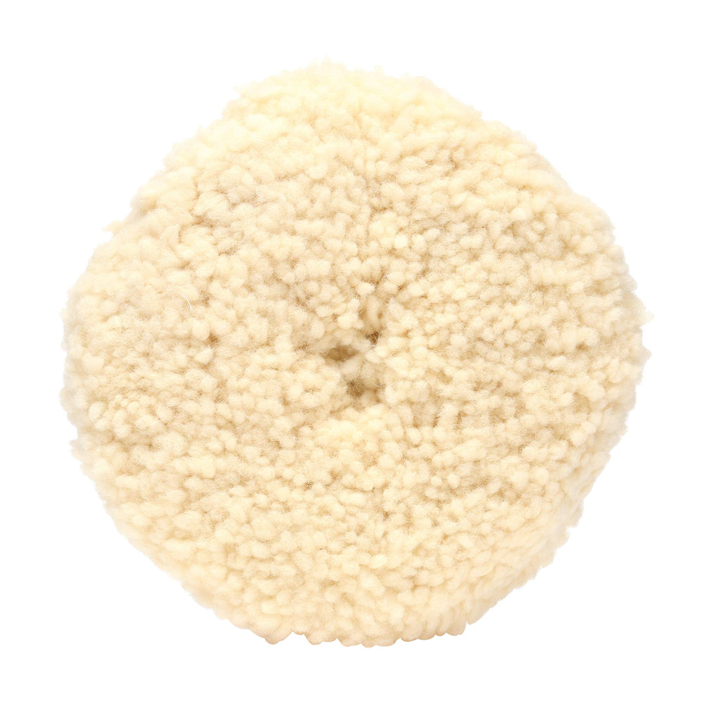 3M Wool Compounding Pad 9in front view for fast, even paint polishing on vehicles.