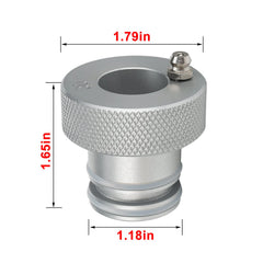 3mirrors wheel bearing greaser tool top view highlights knurl grip for control