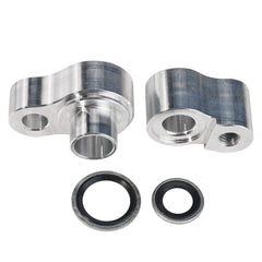 3mirrors ac block off kit aluminum cnc knobs close-up