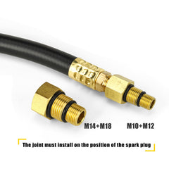 3mirrors engine air valve holder hose 3/8 inch I.D. for reliable airflow testing