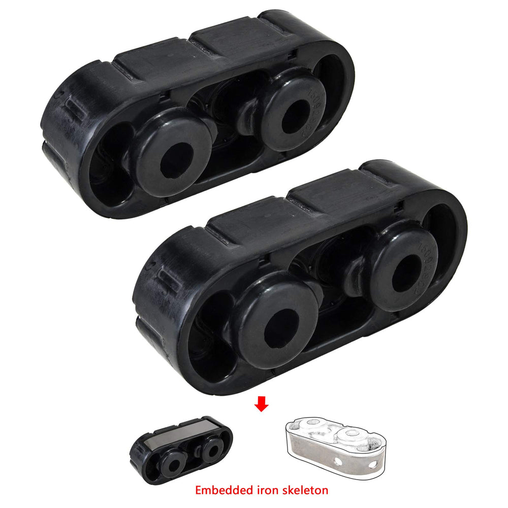 3mirrors exhaust hanger rubber and frame close-up demonstrates grip and damping