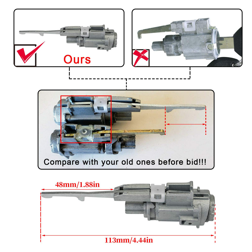 3mirrors kit includes ignition switch and covers — tidy assembly and reliable operation.