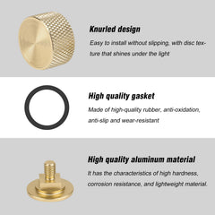 3mirrors fasteners with anodized glossy finish resist darkening
