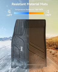 3W anti-slip bottom keeps mats in place during driving.