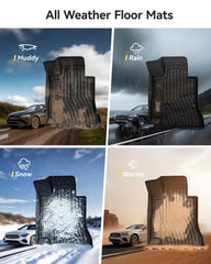 3W Benz E-Class floor mats odorless material keeps interior fresh.