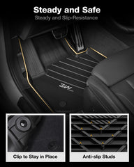 3W BMW X3 rear-mats, stain resistant and durable.