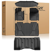 3W Cybertruck floor mats with precise fit and durable protection.