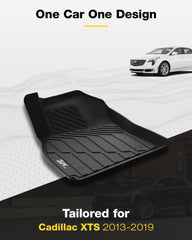 3W Cadillac XTS odorless TPE mats keep cabin fresh during hot days