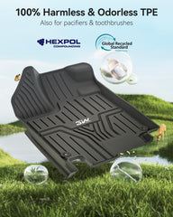 Edge-to-edge fit by 3W mats in Honda Odyssey interior