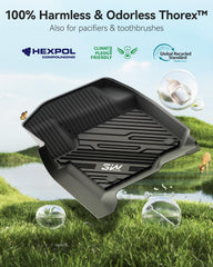 3W Floor Mats easy installation for quick, tool-free setup.