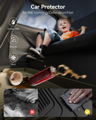 3W floor mats installation guide showing quick setup