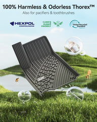 Close-up of 3W TPE material on Jeep Grand Cherokee WL floor mats
