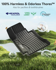 3W Mercedes C300-compatible floor mats cover model-specific areas