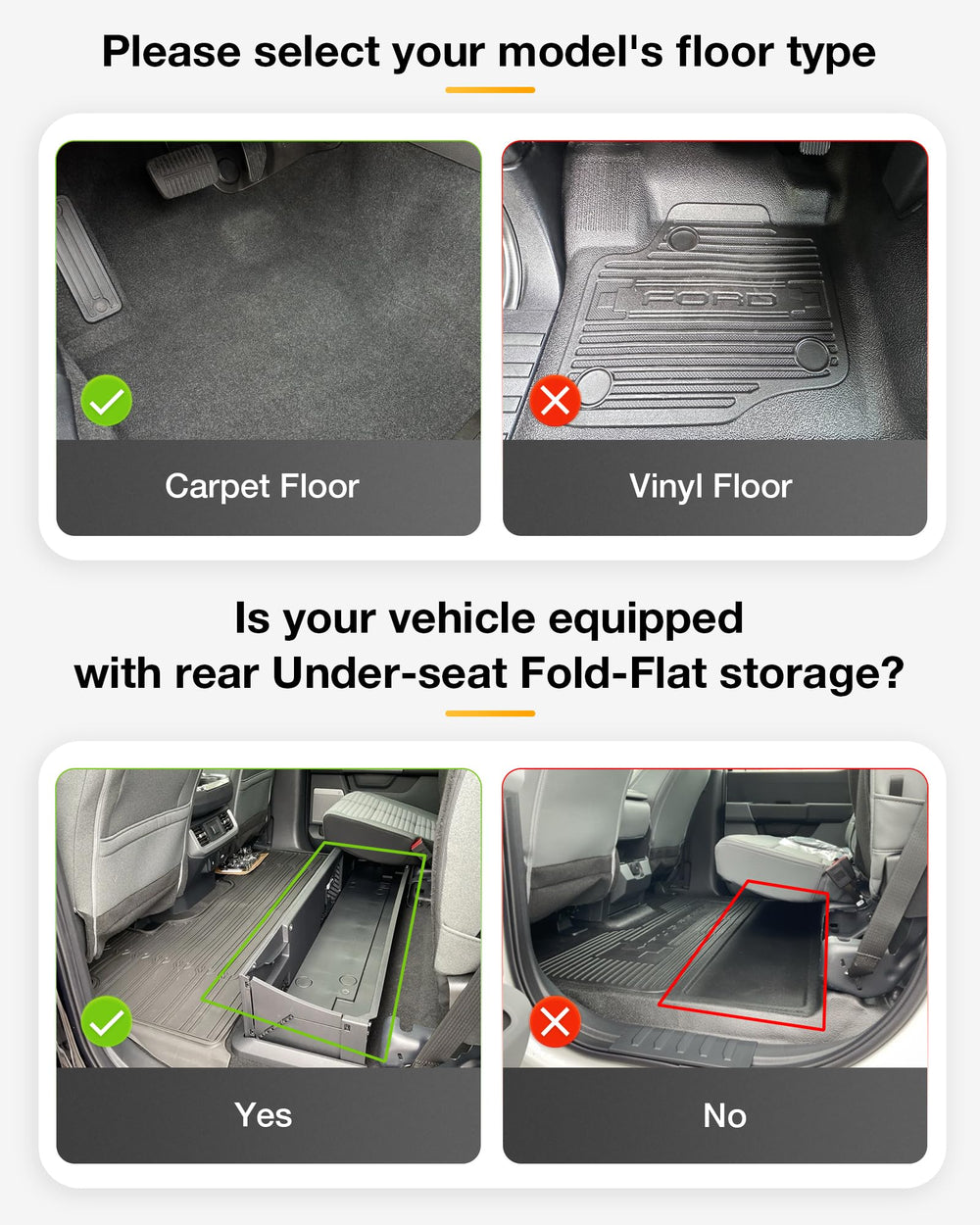 3W Floor Mats mud-proof design helps keep surfaces clean after outdoor trips.