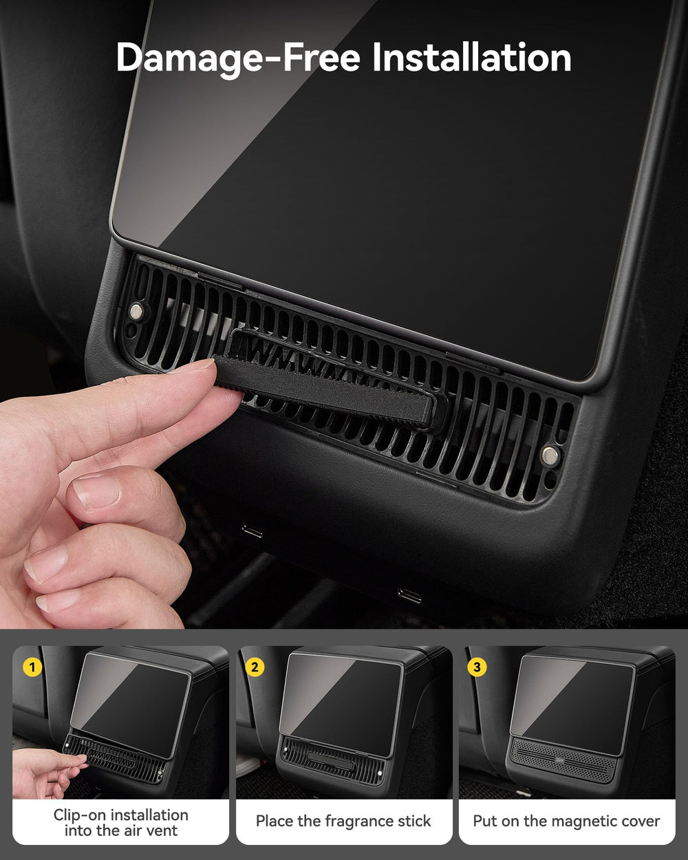 3W magnetic scent switch enables quick fragrance changes