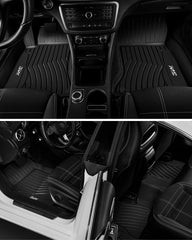 3W front passenger mat shields the footwell with an easy-clean surface