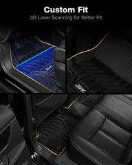 3W Nissan Rogue floor mats are odorless and non-toxic for a safer interior.