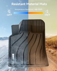 3W Porsche Macan all-weather mats durable and non-slip for year-round use.