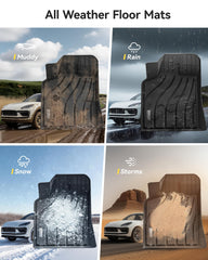 3W Porsche Macan anti-slip floor mats stay in place during driving.