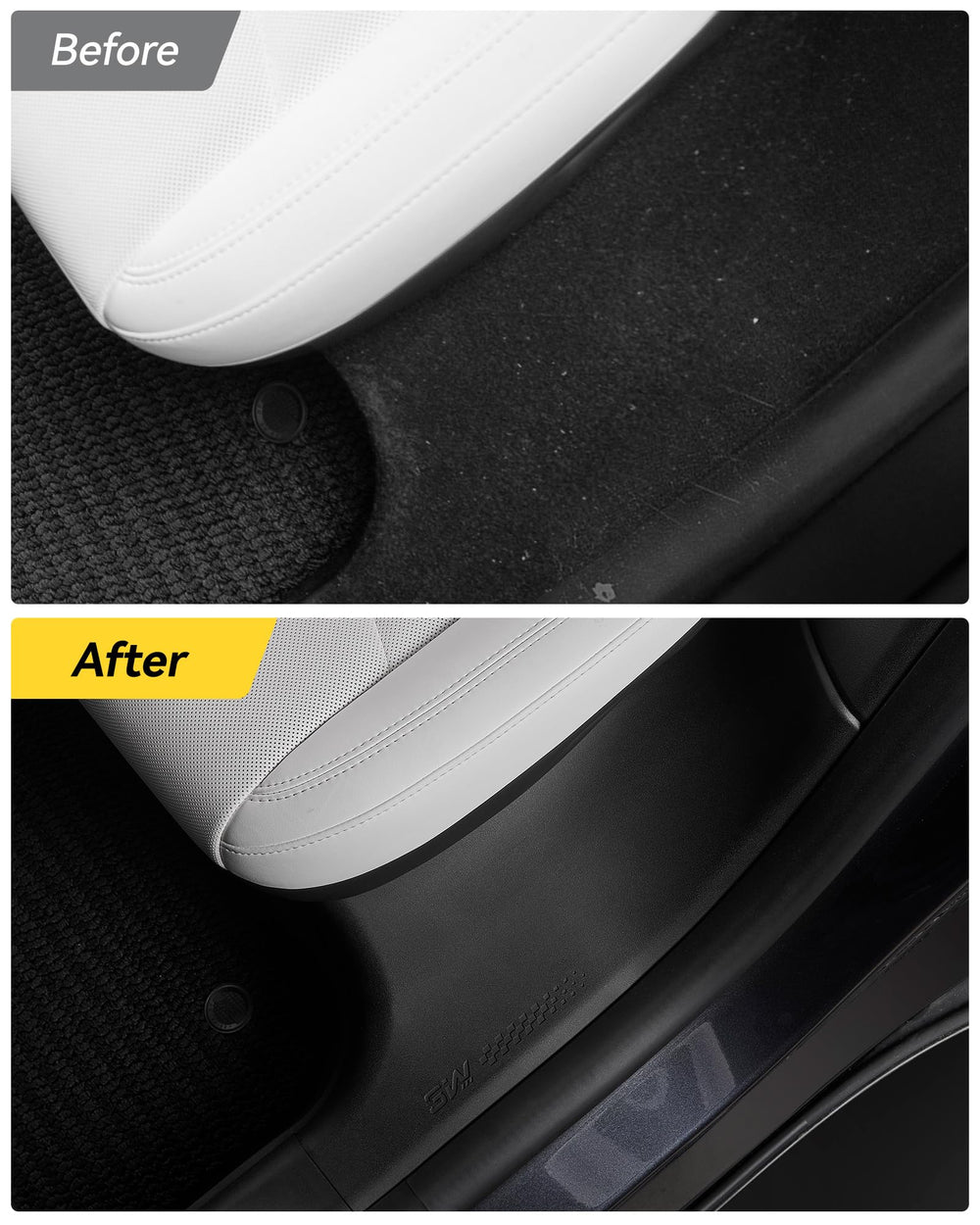 3W Tesla Model Y Juniper edge guards prevent edge damage during entry.